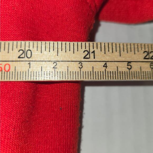 Bleeker & Mercer Mens Medium Pullover Sweatshirt Red Hood Grown Bear Streetwear - Picture 10 of 11